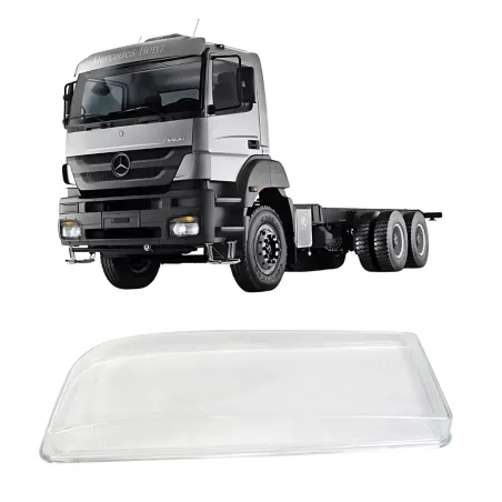 Lente Farol Mercedes Axor Lado Esquerdo