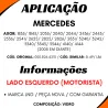 Lente Farol Mercedes Axor Lado Esquerdo