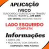 Macaneta Porta Esq.Eurotech/ Eurocargo/ Stralis/ Trakker/ Novo