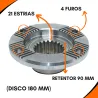 Lange Diferencial Volvo 6x4 Fm12/ Fh12 4 Furos 21 Estrias Ret. 90 Mm