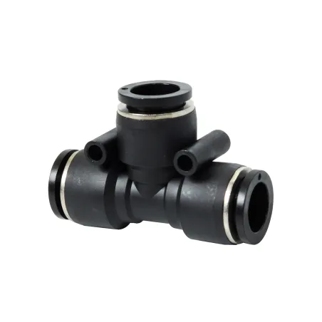 Kit 5 Tee Engate Rápido Mercedes Diversas Tee Plastico 1/4