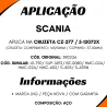 Abraçadeira Terminal Cardan Scania Aplic. Cruzeta 5-12072x/ Cz-277