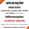 Cilindro Embreagem Mbb 915/ 1016/ Atego Mestre