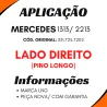 Máquina De Vidro Dir.Longo Mercedes 1113/ 2213