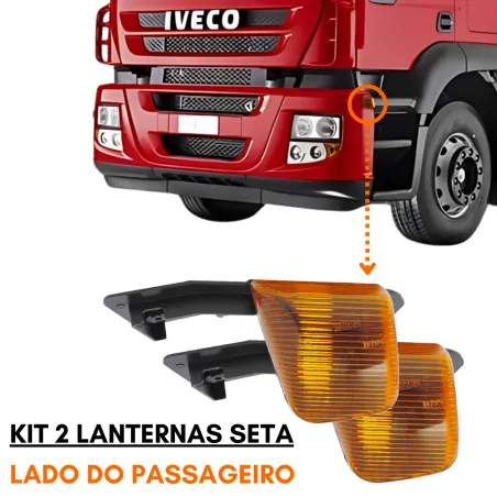 Kit 2 Lanternas Seta Dir. Stralis S/ Soquete