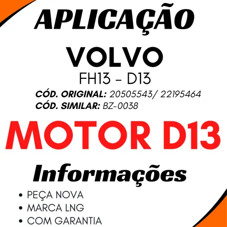Tampa Bomba D Água Volvo Fh13  Motor D13  20505543