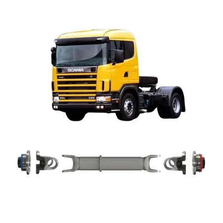 Cardan-Kit (Entre Eixo) Scania Série 4/5 124 (Cruzeta 5-12072x Ou