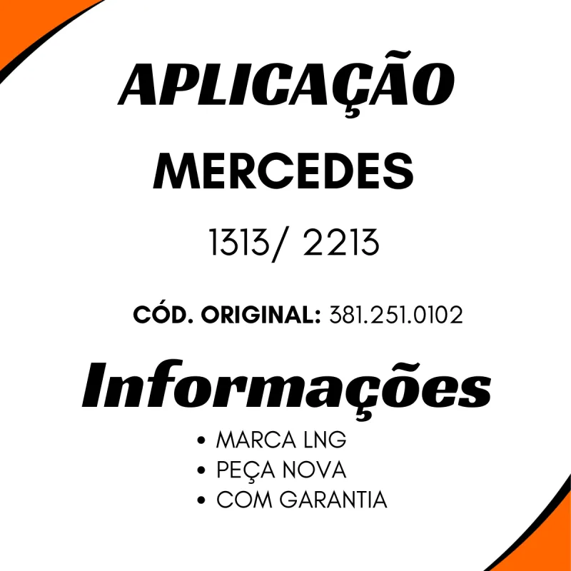 Cárter Embreagem Mercedes 1313/ 2213
