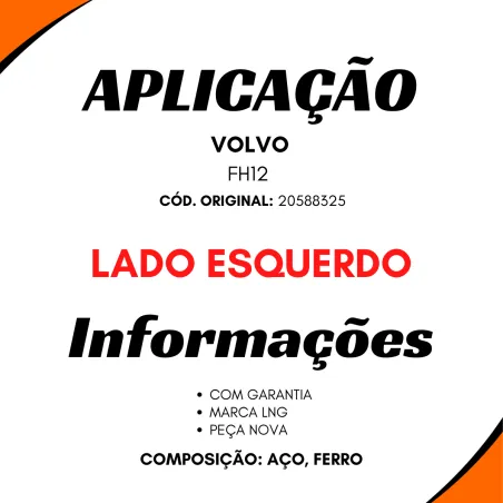 Fechadura Porta Esq. Volvo Fh12