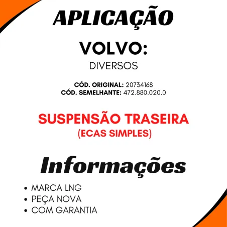 Válvula Controle Nivelamento Scania 1448079/ Volvo 20734168