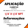 Válvula Bloqueio Tic-Tac Carretas Diversas