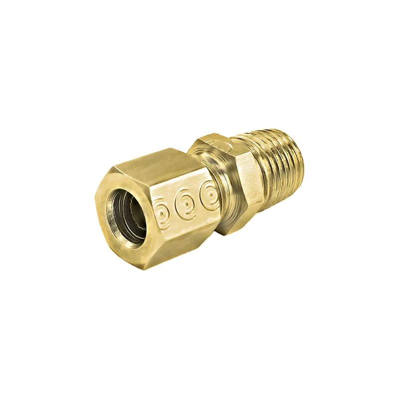 Kit 5 Conectores Tubo Nylon Mbb Diversas Macho 5/16 Npt X 1/4 Npt