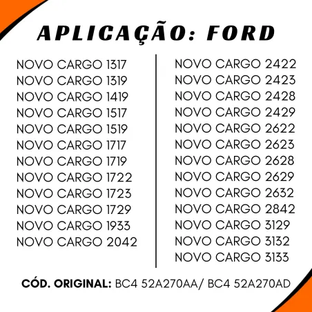 Válvula Pedal Ford Cargo Bc452a270aa Sistema Knorr