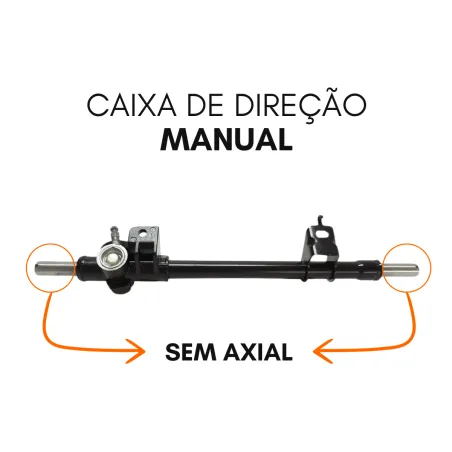 Caixa Setor Direção Mecânica Ford Ka 1997 1999 2000 2007 / Fiesta até 1995