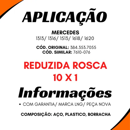Cilindro Acionamento Mbb 1313/ 1316/ 1513/ 1618/ 1620