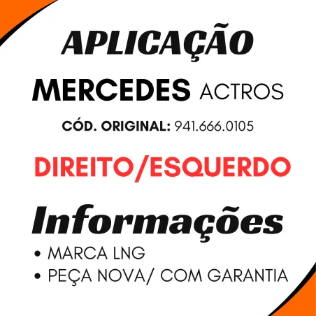 Tampa Estribo Cabine Esq./Dir Actros