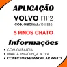 Sensor Pedal Acelerador 5 Pinos (Preto) Volvo Fh12 106332