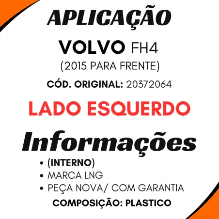 Paralama Cabine Interno Esq. Fh4