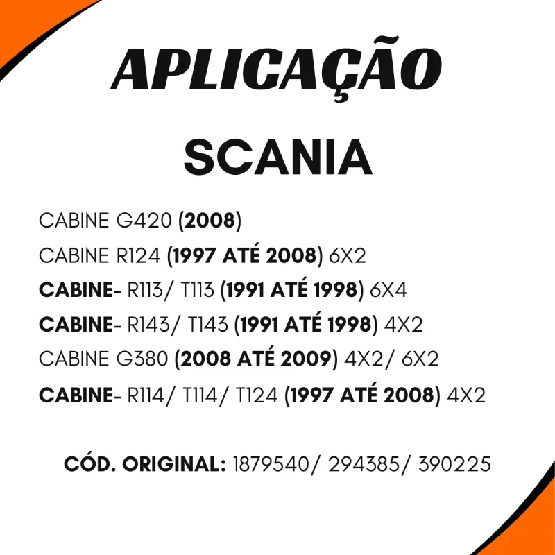 Cruzeta Cz-277 Scania Série 4/ P50 6x4