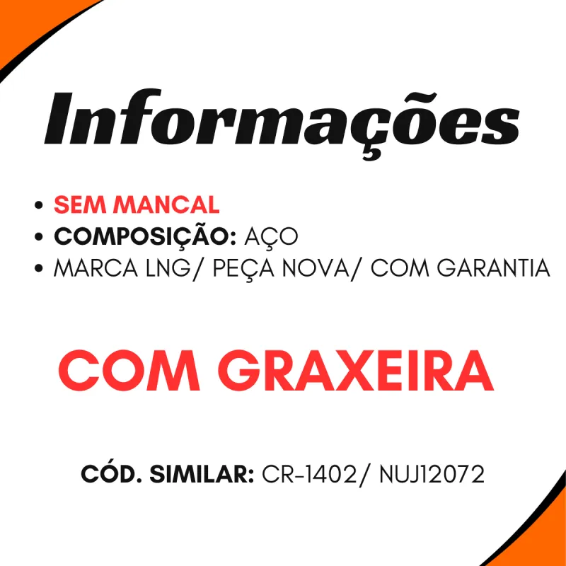 Cruzeta Cz-277 Scania Série 4/ P50 6x4
