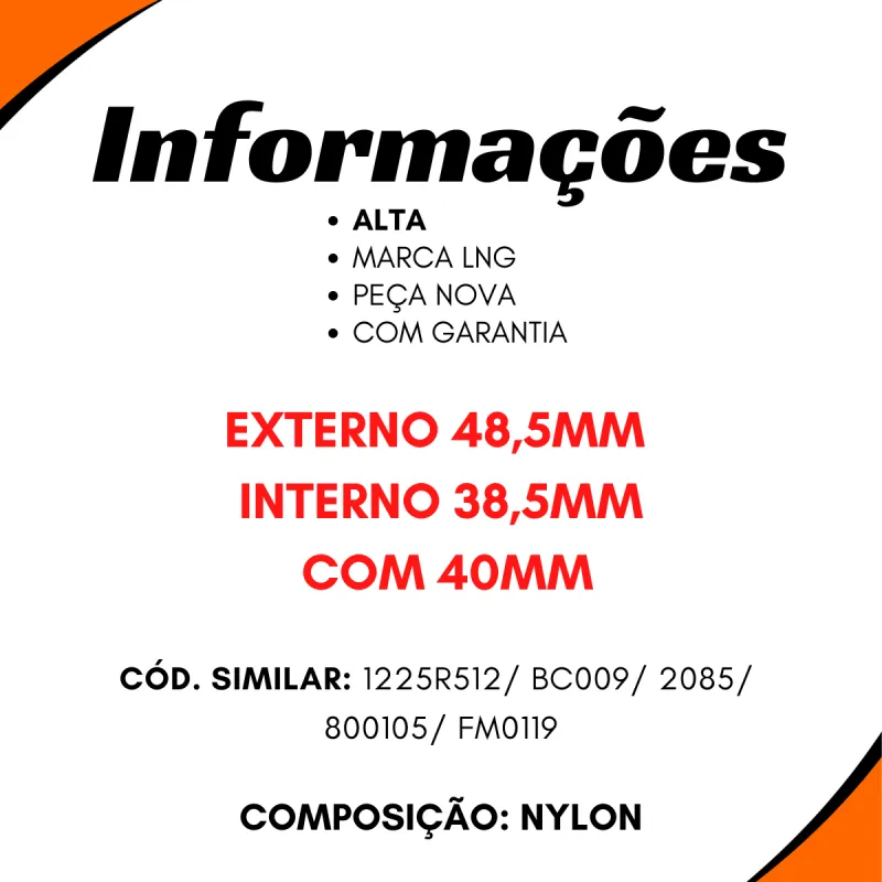 Kit 2 Buchas Eixo S Ford Cargo 2s3607025/ Carretas 200300031/ Iveco