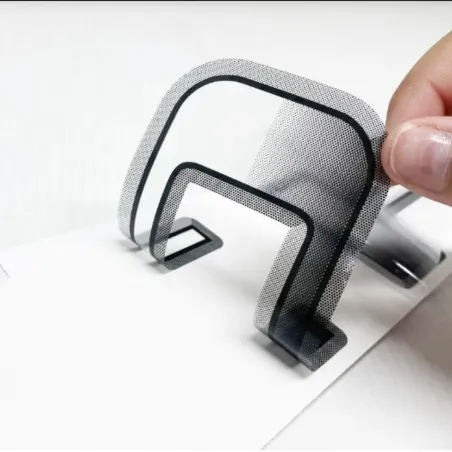 Faixa Tampa Traseira S10 2009 A 2011 Preto Degrade