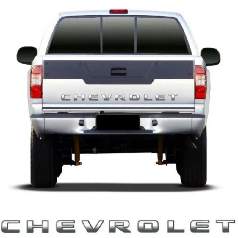 Faixa Tampa Traseira S10 2009 A 2011 Preto Degrade