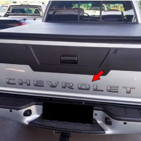 Faixa Tampa Traseira S10 2009 A 2011 Preto Degrade