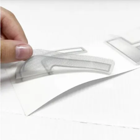 Faixa Tampa Traseira S10 2009 A 2011 Prata Degrade