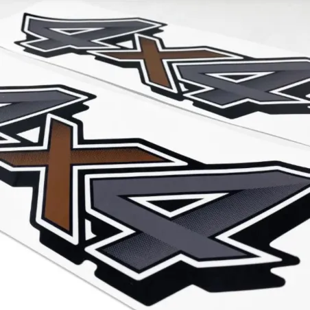 Par Adesivos Lateral 4x4 Hilux 2021 Modelo Original