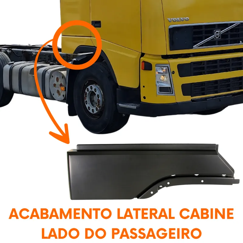Acabamento Lateral Cabine Dir. Fh12 (2004 A 2008)